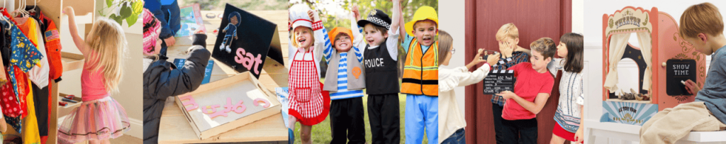 SitSnapp Theatre Theme PlayBOX Rental and PlayPAX Creative Items for Children, Tweens and Teens