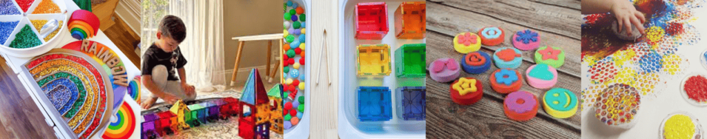 SitSnapp Colour and Patterns Theme Toddler Hire Items Playbox 1