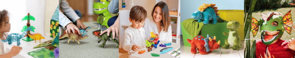 SitSnapp Dinosaur theme hire items Playbox for preschoolers CT