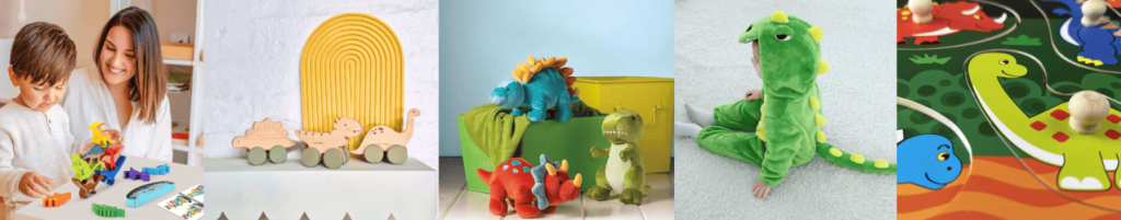 SitSnapp Dinosaurs Theme Toddler Hire Items Playbox 1