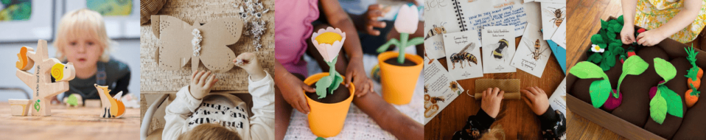 SitSnapp Garden Theme PlayBOX PlayPAX Items Preschoolers