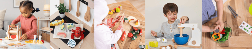 SitSnapp Mini Chef Kitchen hire items Playbox preschoolers