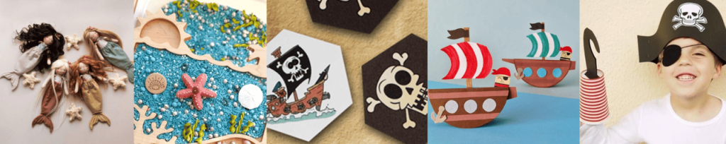 SitSnapp Pirates and Mermaids Theme Playbox rental items for Kids, Tweens and Teens 