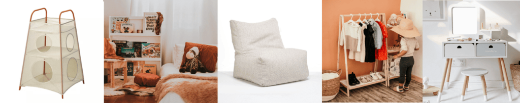 SitSnapp Preschooler bedroom furniture and decor hire rental Cape Town 1