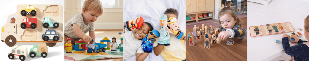 SitSnapp Role Play Community Helpers Theme Toddler Hire Items Playbox