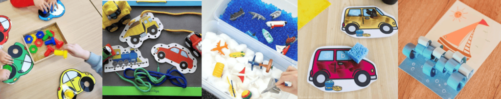 SitSnapp Transport Theme PlayBOX PlayPAX items