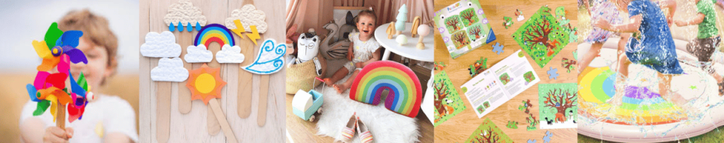 SitSnapp Weather and Seasons Theme Toddler Hire Items Playbox 1