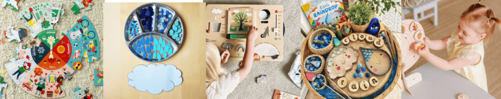 SitSnapp Weather and Seasons Theme Toddler Hire Items Playbox 2