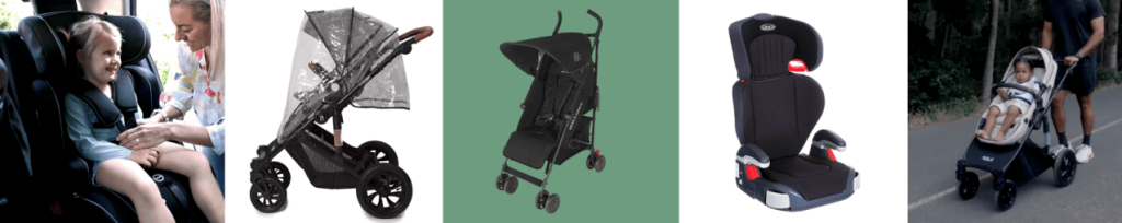 SitSnapp toddler travel car seat and pram hire rental Cape Town